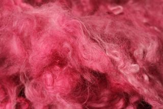 Image of hand-dyed fiber
